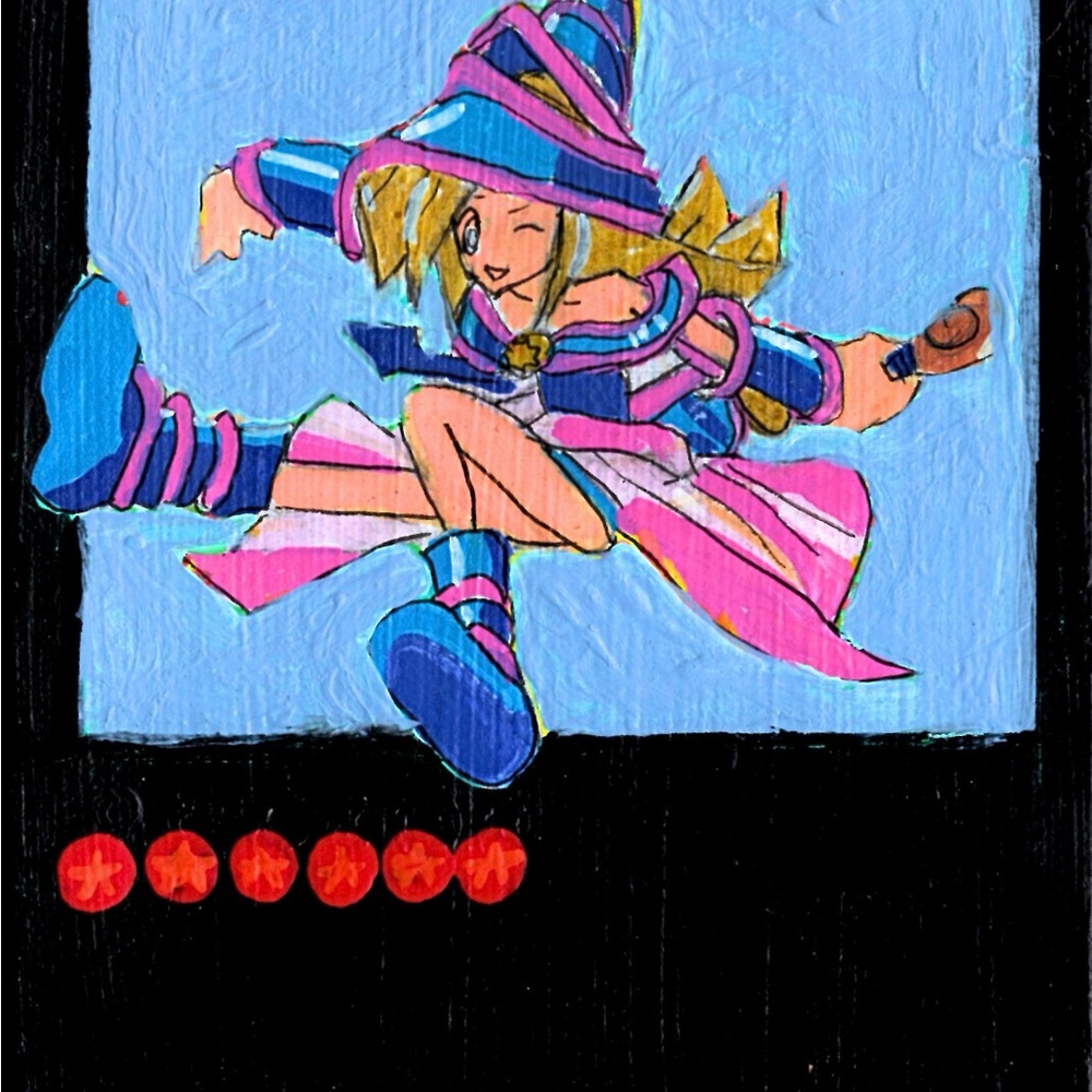 Vibrant YuGiOh Art on canvas